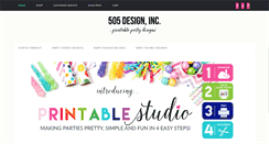 Desktop Screenshot of 505-design.com